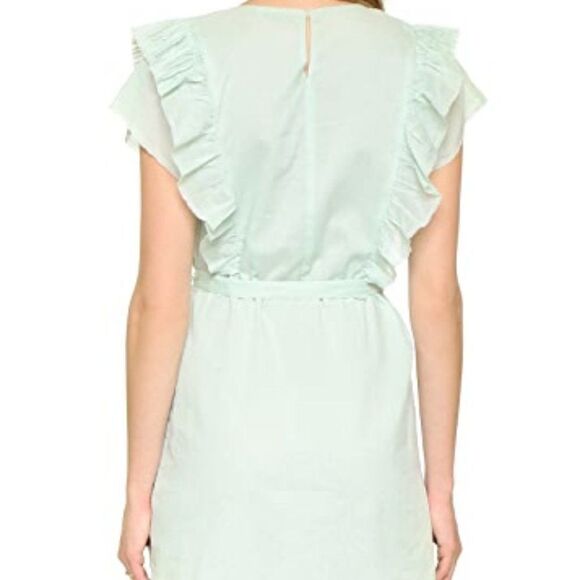 St. Roche Dress Ivory Organic Cotton Ruffle Small‎ - Picture 2 of 8